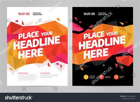 Vector Layout Design Template Event Eps10 Stock Vector (Royalty Free ...