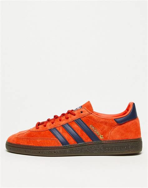 Adidas Originals Handball Spezial Orange Og Bl Sneakers Med