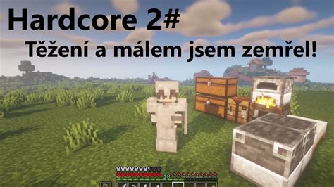 Minecraft Hardcore Lets play S2E2 Těžení málem jsem zemřel D YouTube