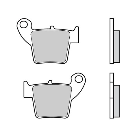 Front Brembo 07HO48TT Brake Pads For Tm MX 85 2013 2018