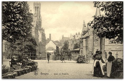 Brugge Brugge Quai Du Rosaire Carte Postale Ancienne Et Vue D