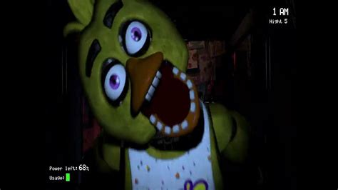 Fnaf 1 Night 5 Rematch With The Animatronics Youtube