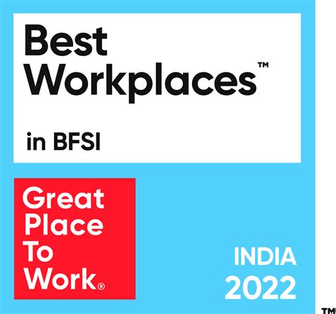 Indias Best Workplaces In Bfsi