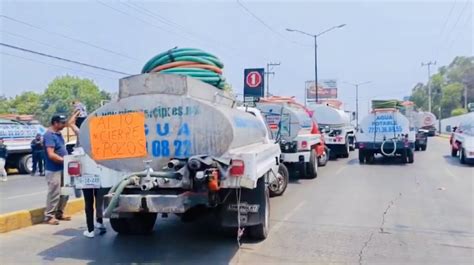 Cierran Piperos Ambos Sentidos De La Recta A Cholula En Protesta Por El