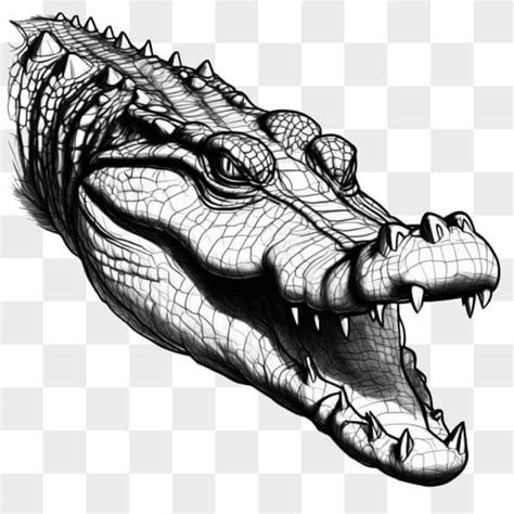 Download Educational Alligator Head Drawing Sketches Online - Creative ...