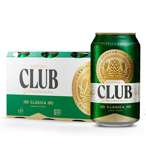 Club Premium Clásica Cerveza Lata 6pack 355ml 901300