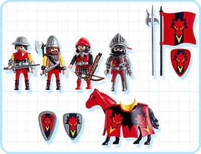 Playmobil Chevaliers du dragon rouge Sans boîte Au Pays des Enfants