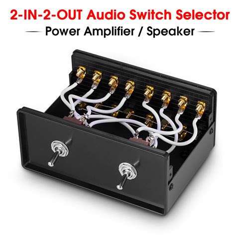 Passive In Out Power Amplifier Speaker Switch Box A B Selector