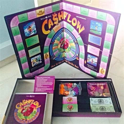 Cashflow 101 Rich Dad Poor Dad Robert Kiyosaki Board Game Fullset