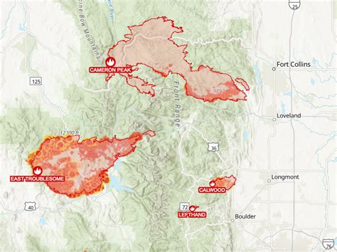 Cameron Peak Fire Perimeter Map