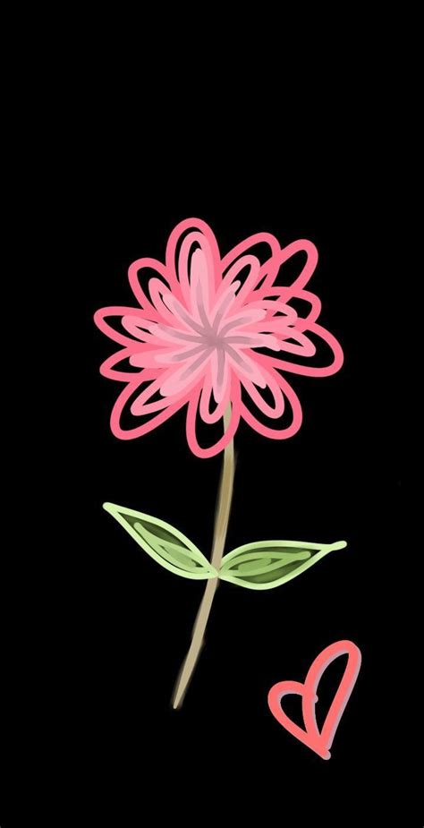 Pin By Clark Ponce On Fondos Bonitos🥰🥰 Flower Drawing Cute Flower Drawing Flower Phone Wallpaper