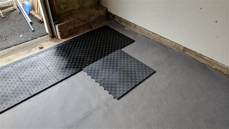 How To Install Garage Floor Tile Motordeck Tile Example