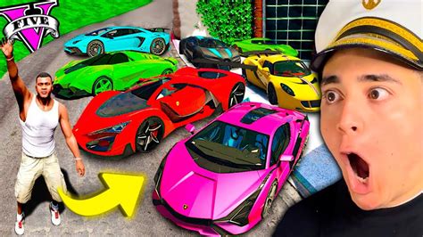 Robando Super Autos Millonarios En Gta Youtube