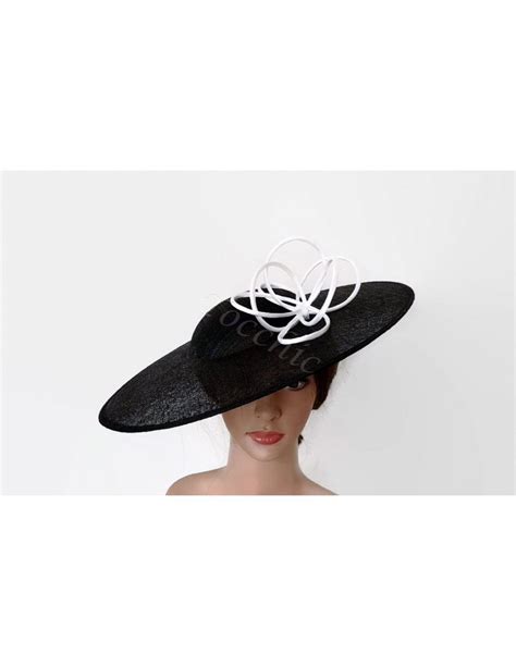 Black and white wedding hat|Wedding hats for women|€200.00