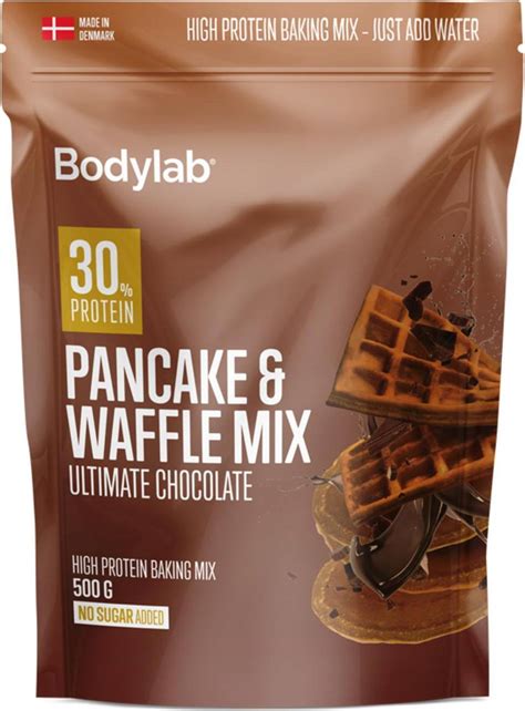 Bodylab American Style Protein Pancake And Waffle Mix Ultimate Chocolate 500g • Pris