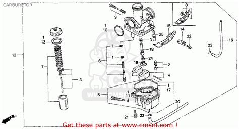 Honda Xr100r 1999 X Usa Carburetor Schematic Partsfiche