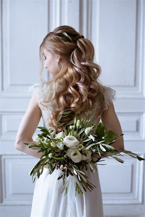 Brautfrisur Halboffen F R Lange Haare Ideen Hochzeitskiste