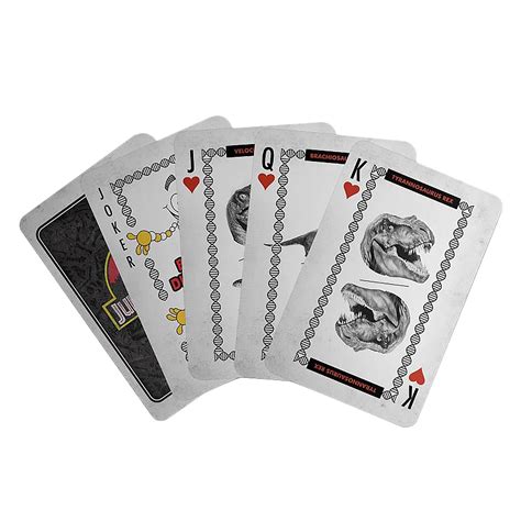 Jurassic Park Logo Playing Cards Elbenwald