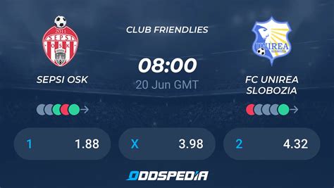 Sepsi OSK Vs FC Unirea Slobozia Predictions Odds Live Score Stats