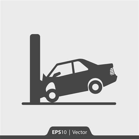 Car crash silhouette Vector Art Stock Images | Depositphotos