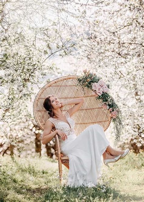 Fotografia ślubna OD RĘKI fotel peacock NOWY emanuelle rattanowy fotel