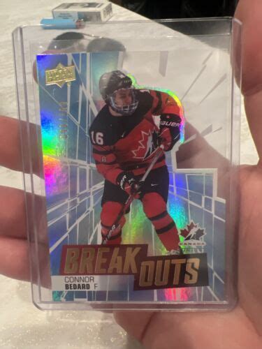 2022 Upper Deck Team Canada Juniors Breakouts 048 100 Connor Bedard