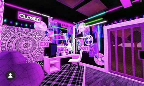 Bloxburg Neon Bedroom Ideas