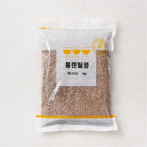 깐 렌즈콩 렌틸콩 1kg 배민스토어