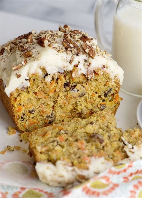 Frosted Carrot Cake Loaf Recipes Simple