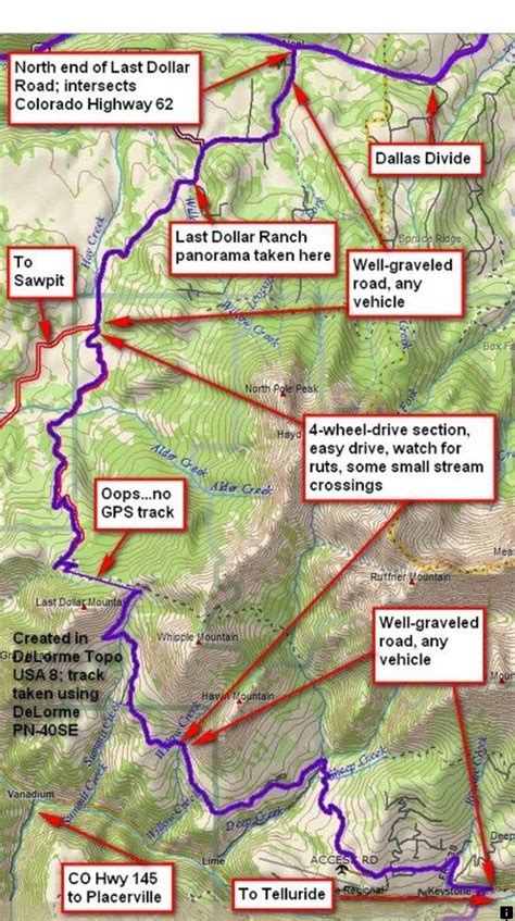 Colorado 4x4 Trail Maps