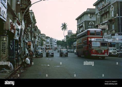 Bombay, India. September ,1971. A street scene from Bombay India ...