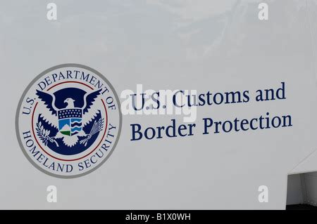 US Customs and Border Protection Vehicle insignia Stock Photo: 18396532 ...