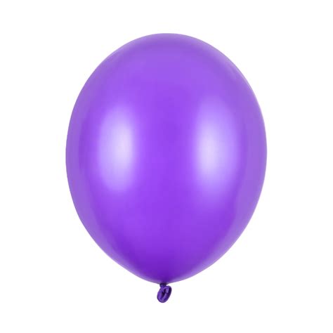 Latex Ballon Metallic Lilla 30 Cm Latex Balloner Himmelrum ApS