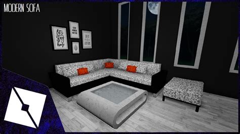 Roblox Studio Speedbuild Modern Sofa 🛋️ Youtube