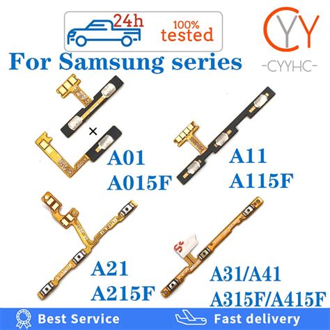 Volume Button Power Switch On Off Button Flex Cable For Samsung Galaxy A01 A11 A21 A31 A41