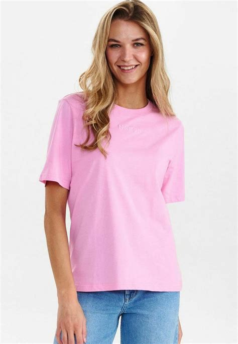 Nümph Nujustine Basic T Shirt Begonia Pink Pink Zalando Ie