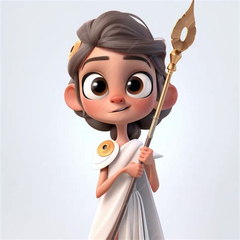 Premium Photo | A cartoon character with a gold arrow and a gold arrow.