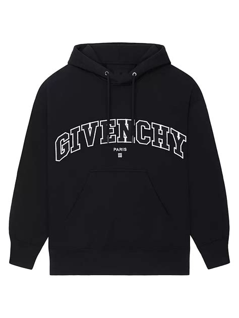 Shop Givenchy Slim Fit Varsity Logo Hoodie Saks Fifth Avenue