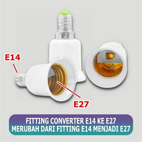 Jual Converter Lampu Fitting Lampu E Ke E Shopee Indonesia