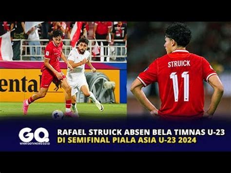 Rafael Struick Absen Bela Timnas U 23 Di Semifinal Piala Asia U 23 2024