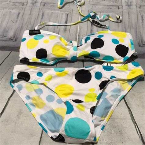 YMI Swim Nwt Ymi 2 Pc Polka Dot Bikini Large Poshmark