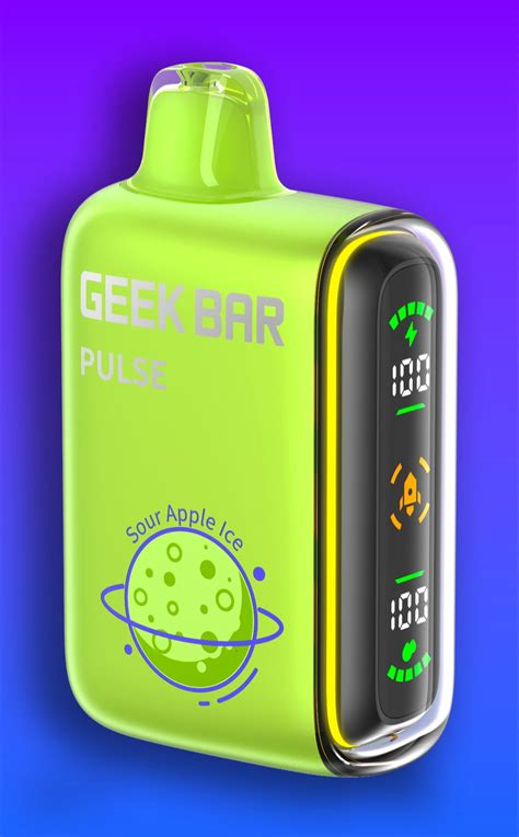 Geek Bar Pulse Sour Apple Ice Disposable Vape 15000 By Geekvape Best Smoke Shop Online