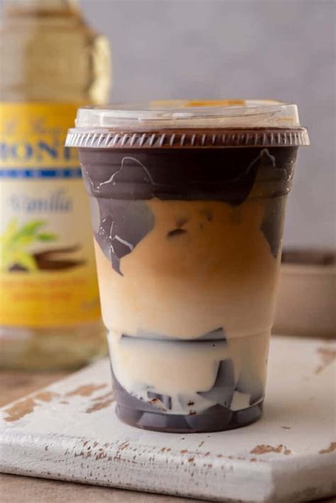 Tiktok Viral Iced Cracking Latte Copycat Recipe Lifestyle Of A Foodie