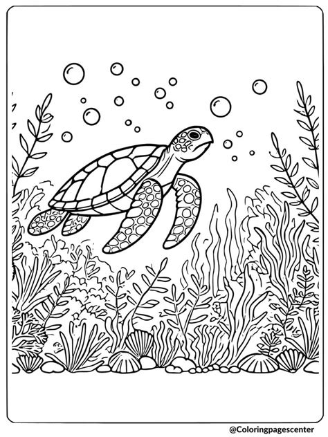 Free Printable Sea Turtle Coloring Pages