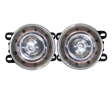 Auto Pearl Blue White Car Drl Led Ddel Fog Light Compatible With Cars