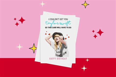 Happy Birth Tay Taylor Swift Birthday Card Funny Card For Etsy Australia