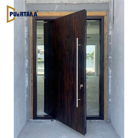 American Design House Entrance Front Pivot Door Large Entrance Exterior