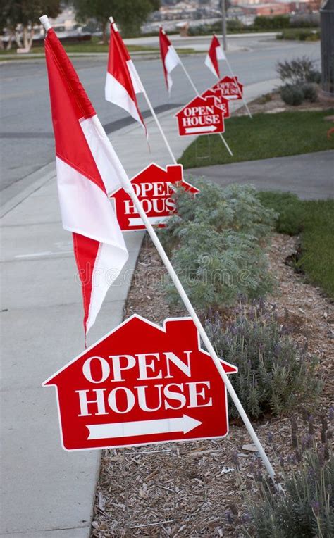 Open house signs stock photo. Image of escrow, lending - 632490 | Open ...