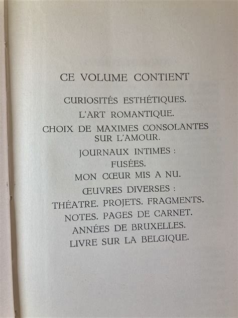 Baudelaire Oeuvres Tomes I Et II LA PLEIADE 1940 EBay