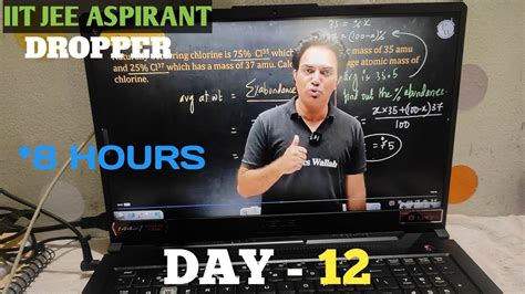 DAY 12 Of JEE 2025 As A Dropper IIT JEE Aspirant Study Vlogs Physics